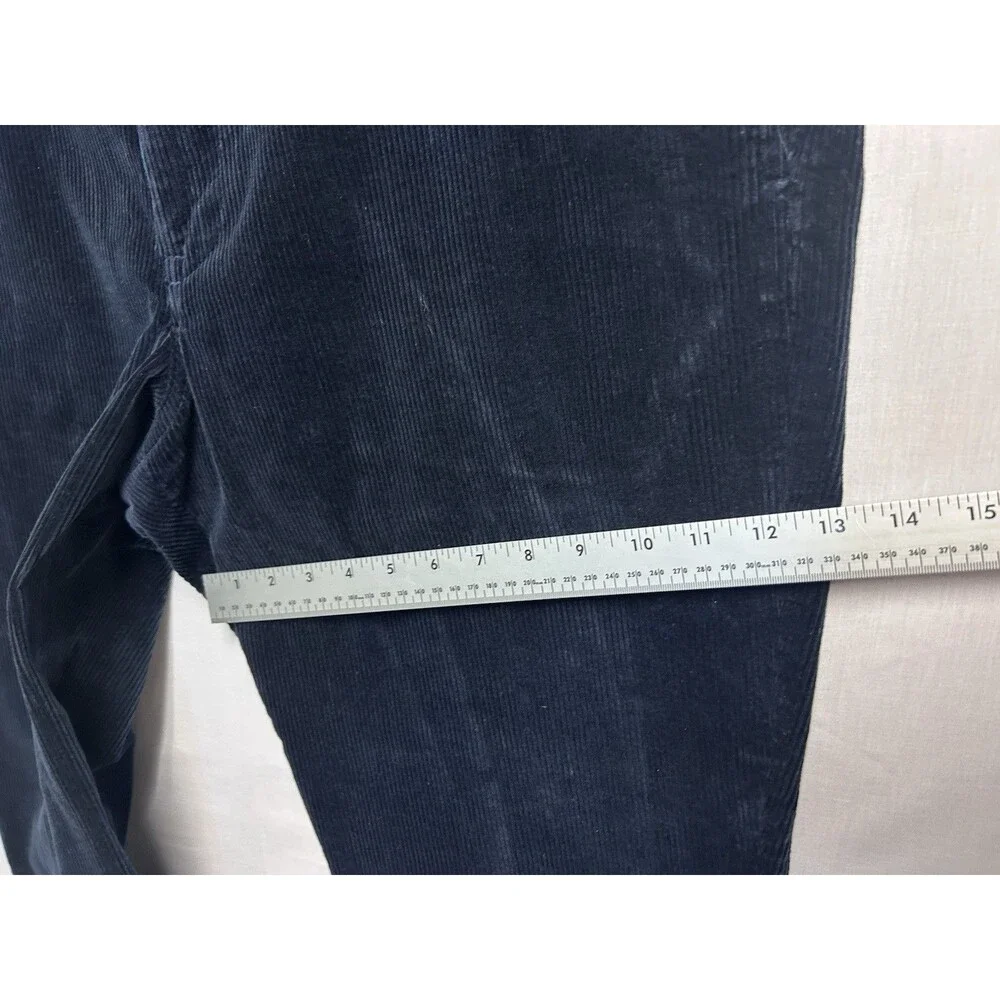 Polo Ralph Lauren Pants Mens 40x30 Navy Blue Corduroy Casual Classic Fit Preppy